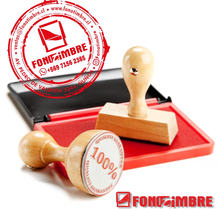 Timbres Corporativos - Sellos de Goma Artesanales - Timbres Madera Premium - Entrega Express - Fonotimbre